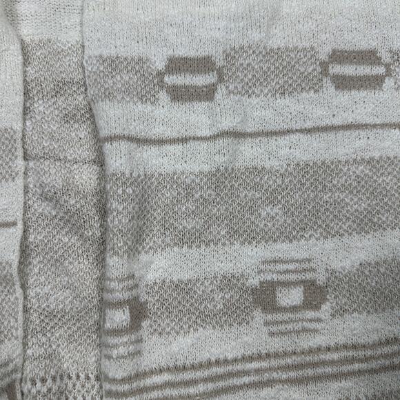 Old Navy Beige Cream Fringe Open Front Poncho Cardigan XL-XXL Boho Knit Wrap - Picture 5 of 13